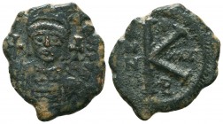 Justinian I., 527-565, AE ,

Condition: Very Fine

Weight: 8,5 gram
Diameter: 28,9