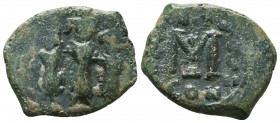 Byzantine AE follis, ca. 1028-1034. 
Condition: Very Fine

Weight: 6 gram
Diameter: 26