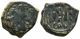 Byzantine AE follis, ca. 1028-1034. 
Condition: Very Fine

Weight: 7 gram
Diameter: 23,1