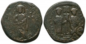 Byzantine Anonymous ca. 1028-1034. AE follis,

Condition: Very Fine

Weight: 9,2 gram
Diameter: 28,3