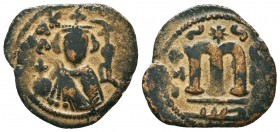 ARAB-BYZANTINE. Early Caliphate (636-660). Ae Fals. 

Condition: Very Fine

Weight: 3,9 gram
Diameter: 22,3