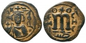 ARAB-BYZANTINE. Early Caliphate (636-660). Ae Fals. 

Condition: Very Fine

Weight: 4 gram
Diameter: 21