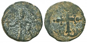 Crusaders - Edessa - Baldwin II (Second reign, 1108-1118) - AE 

Condition: Very Fine

Weight: 3,2 gram
Diameter: 19,5