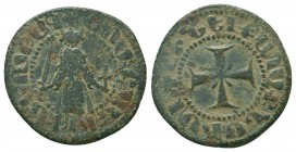 Gosdantin I AE Kardez Cilician Armenia Sis 1298-1299 AD.

Condition: Very Fine

Weight: 2,8 gram
Diameter: 21,6
