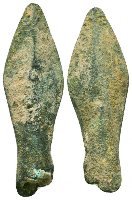 Ancient Arrow Head 

Condition: Very Fine

Weight: 4,2 gram
Diameter: 33,7 mm