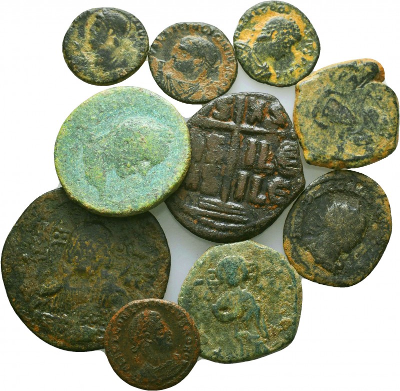 Lot of 10 Mixed Roman and Byzantine Coins,

Condition: Very Fine

Weight: 
Diame...