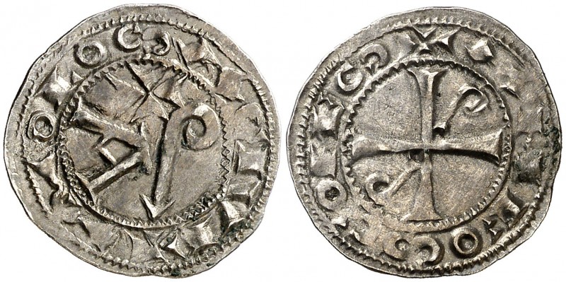Comtat de Tolosa. Alfons Jordà (1112-1148). Tolosa. Diner. (Duplessy 1226) (P.A....
