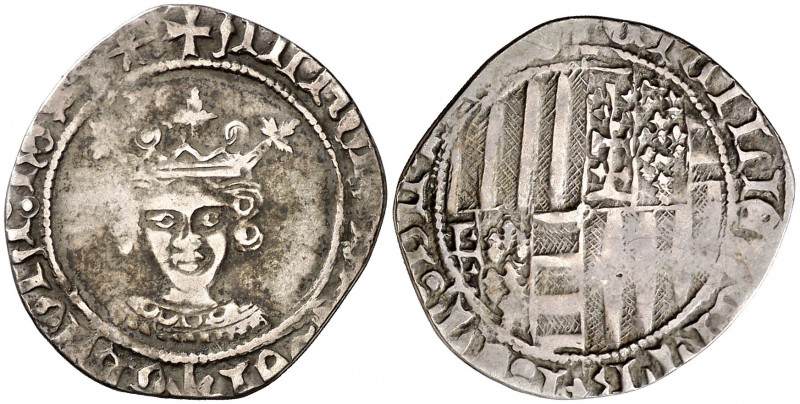 Alfons IV (1416-1458). Àquila. Ral. (Cru.V.S. 897) (Cru.C.G. 2940) (MIR. 78 var)...
