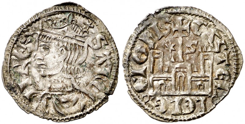 Sancho IV (1284-1295). Sevilla. Cornado. (AB. 301). Preciosa pátina. Bella. 0,67...
