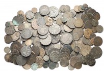 Lote de 194 monedas españolas en cobre. A examinar. MC/BC+.