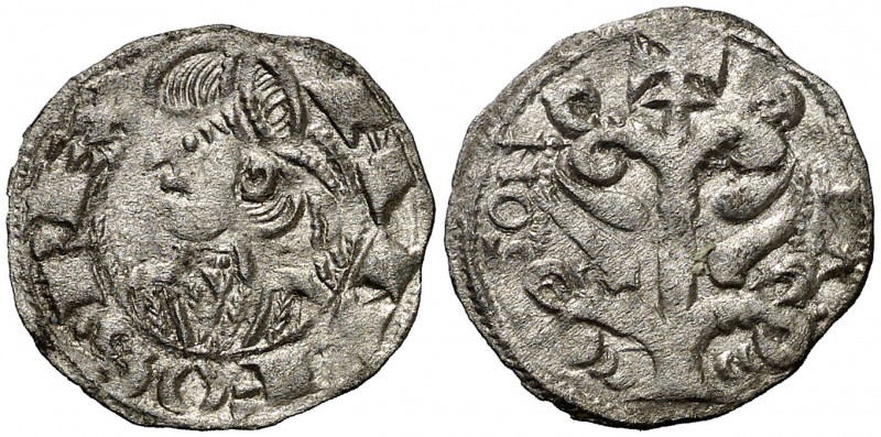 Alfons I (1162-1196). Zaragoza. Dinero jaqués. (Cru.V.S. 298) (Cru.C.G. 2106). B...