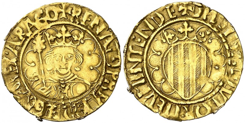 Reiner d'Anjou (1466-1472). Barcelona. Pacífic. (Cru.V.S. 925) (Cru.C.G. 3048). ...
