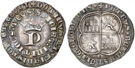Pedro I (1350-1368). Coruña. Real. (AB. 379) (NM. 140 falta var). Bella. Rara. 3,52 g. EBC-.