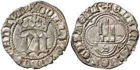 Enrique III (1390-1406). Sevilla. Medio real. (AB. 588). Bella. Ex Áureo & Calicó Selección 2015, nº 58. Escasa. 1,54 g. EBC.