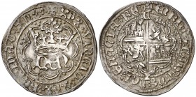 Enrique IV (1454-1474). Cuenca. Real de anagrama. (AB. 710.3). Orlas lobulares. Bella. Rara así. 3,52 g. EBC-.