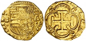 (166)0. Felipe IV. Barcelona. A. 2 escudos (AC. 1753) (Cru.C.G. falta) (Tauler 112, mismo ejemplar). Sólo visible la parte inferior del último número ...