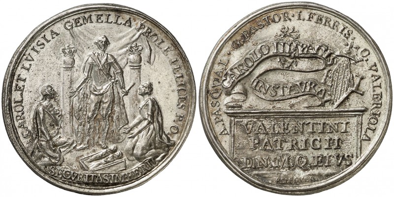 s/d (1784). Carlos III. Valencia. (Cru.Medalles 197) (RAH. 322 var metal) (V.Q. ...