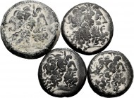 Ancient Coins. Lot of 4 coins from Ptolemaic Egypt, different large bronzes. Ae. TO EXAMINE. Choice F/VF. Est...100,00. 


SPANISH DESCRIPTION: Mun...