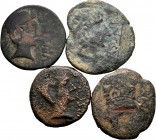 Ancient Coins. Lot of 4 Ursone coins. TO EXAMINE. F/Choice F. Est...80,00. 


SPANISH DESCRIPTION: Mundo Antiguo. Lote de 4 ases de Ursone. A EXAMI...