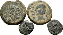 Ancient Coins. Lot of 4 Iberian coins from the south. Malaka, quadrants (2) and units (2 different). Ae. TO EXAMINE. Almost F/VF. Est...80,00. 


S...