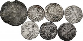 Medieval Coins. Lot of 7 medieval coins from the Kingdom of Castile and Leon. TO EXAMINE. Choice F/Almost VF. Est...75,00. 


SPANISH DESCRIPTION: ...