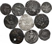 Medieval Coins. Lot of 10 coins from the Middle Ages minted in Mallorca. All different. Ag/Ve/Ae/Ae/Pb. TO EXAMINE. Choice F/Choice VF. Est...120,00. ...