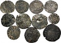 Medieval Coins. Lot of 11 coins of Henry II and III. Crusaders, cornados and Seisen. Variety of mints and types. Ve. TO EXAMINE. Choice F/Almost VF. E...