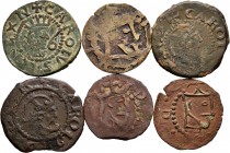 Spanish Coins. Lot of 6 Hapsburg coins minted in Ibiza. All different. TO EXAMINE. Choice F/VF. Est...90,00. 


SPANISH DESCRIPTION: Moneda Español...