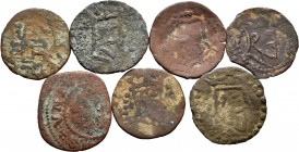 Spanish Coins. Lot of 7 coins from Philip II to Charles II. All Ibiza mint. TO EXAMINE. Almost F/F. Est...50,00. 


SPANISH DESCRIPTION: Moneda Esp...