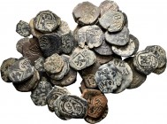 Spanish Coins. Lot of 57 Hapsburg coppers, most of them with countermark. TO EXAMINE. F/Almost VF. Est...150,00. 


SPANISH DESCRIPTION: Moneda Esp...