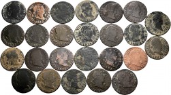 Spanish Coins. Lot of 25 pieces of 2 maravedis of Ferdinand VII of Segovia. TO EXAMINE. Almost F/Choice F. Est...50,00. 


SPANISH DESCRIPTION: Mon...