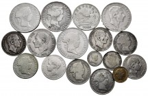 Spanish Coins. Lot of 17 silver coins from Elizabeth II to Alfonso XII. TO EXAMINE. Choice F/Choice VF. Est...150,00. 


SPANISH DESCRIPTION: Moned...