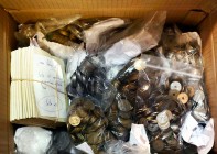 Spanish Coins. Lot of almost 20 kg. of coins principally of Spanish State and some of Juan Carlos I. TO EXAMINE. VF/AU. Est...100,00. 


SPANISH DE...