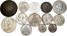 World Coins. Lot of 13 Brazilian coins. Different values and dates. Ae/Ag. TO EXAMINE. Choice VF/XF. Est...150,00. 


SPANISH DESCRIPTION: World Co...