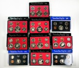 World Coins. Lot of 10 Sets in the Original U.S. Government Packaging, 1970, 1971, 1972, 1973, 1974, 1975, 1976, 1977, 1978, 1979. PR. Est...200,00. ...