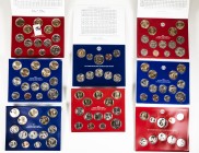 World Coins. Lot of 8 Uncirculated Coin Set of United States 2014, 2015, 2016 y 2017, de Denver y Philadelphia. PR. Est...175,00. 


SPANISH DESCRI...
