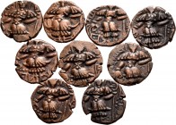 World Coins. Lot of 9 coins from Kashmir and Jammu (India). Staters. Ae. TO EXAMINE. Choice VF. Est...100,00. 


SPANISH DESCRIPTION: World Coins. ...