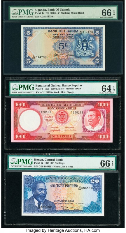 Burundi, Cape Verde; Equatorial Guinea, Kenya; Tanzania & Uganda Group Lot of 6 ...