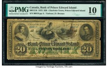 Canada Charlotte Town, PEI- Bank of Prince Edward Island $20 1.1.1872 Pick S1933a Ch.# 600-12-16 PMG Very Good 10. 

HID09801242017

© 2020 Heritage A...