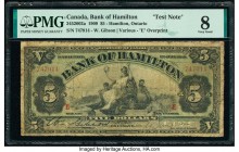 Canada Hamilton, ON- Bank of Hamilton $5 1.6.1909 Pick S461a Ch.# 345-20-02a PMG Very Good 8. Repaired.

HID09801242017

© 2020 Heritage Auctions | Al...