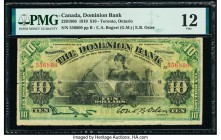Canada Toronto, ON- Dominion Bank $10 3.1.1910 Pick S1024b Ch.# 220-18-06 PMG Fine 12. 

HID09801242017

© 2020 Heritage Auctions | All Rights Reserve...