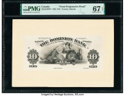 Canada Toronto, ON- Dominion Bank $10 2.1.1925 Ch.# 220-18-10PP1 Front Progressive Proof PMG Superb Gem Unc 67 EPQ. Four partial POCs.

HID09801242017...
