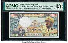 Central African Republic Banque des Etats de l'Afrique Centrale 1000 Francs ND (1974) Pick 2 PMG Choice Uncirculated 63 EPQ. 

HID09801242017

© 2020 ...