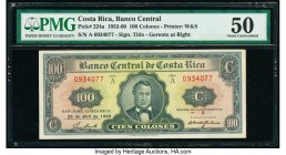 Costa Rica Banco Central de Costa Rica 100 Colones 29.4.1960 Pick 224a PMG About Uncirculated 50. 

HID09801242017

© 2020 Heritage Auctions | All Rig...