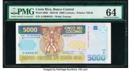 Costa Rica Banco Central de Costa Rica 5000 Colones 18.1.1995 Pick 260b PMG Choice Uncirculated 64. 

HID09801242017

© 2020 Heritage Auctions | All R...