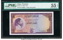 Libya Treasury 1/2 Pound 1952 Pick 15 PMG About Uncirculated 55 EPQ. 

HID09801242017

© 2020 Heritage Auctions | All Rights Reserved
