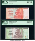 Zimbabwe Reserve Bank of Zimbabwe 20; 50 Trillion Dollars 2008 Pick 89; 90 Two Examples PCGS Superb Gem New 68PPQ. 

HID09801242017

© 2020 Heritage A...