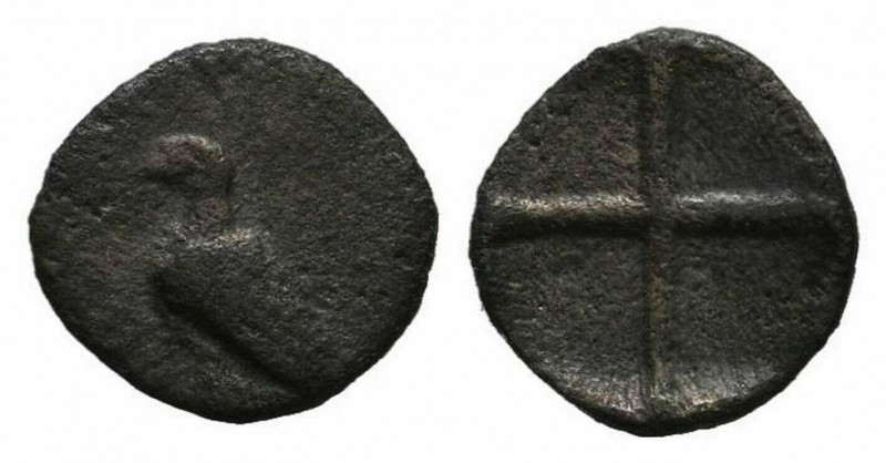 Tritartemorion AR
Asia Minor, uncertain mint, c. 350-300 BC
10 mm, 0,50 g