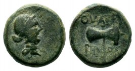 Bronze Æ
Lydia, Thyateira, 2nd century BC
13 mm, 4,30 g