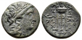 Bronze Æ
Seleukid Kingdom, Sardeis, Antiochos II Theos (261-246 BC)
16 mm, 3,80 g